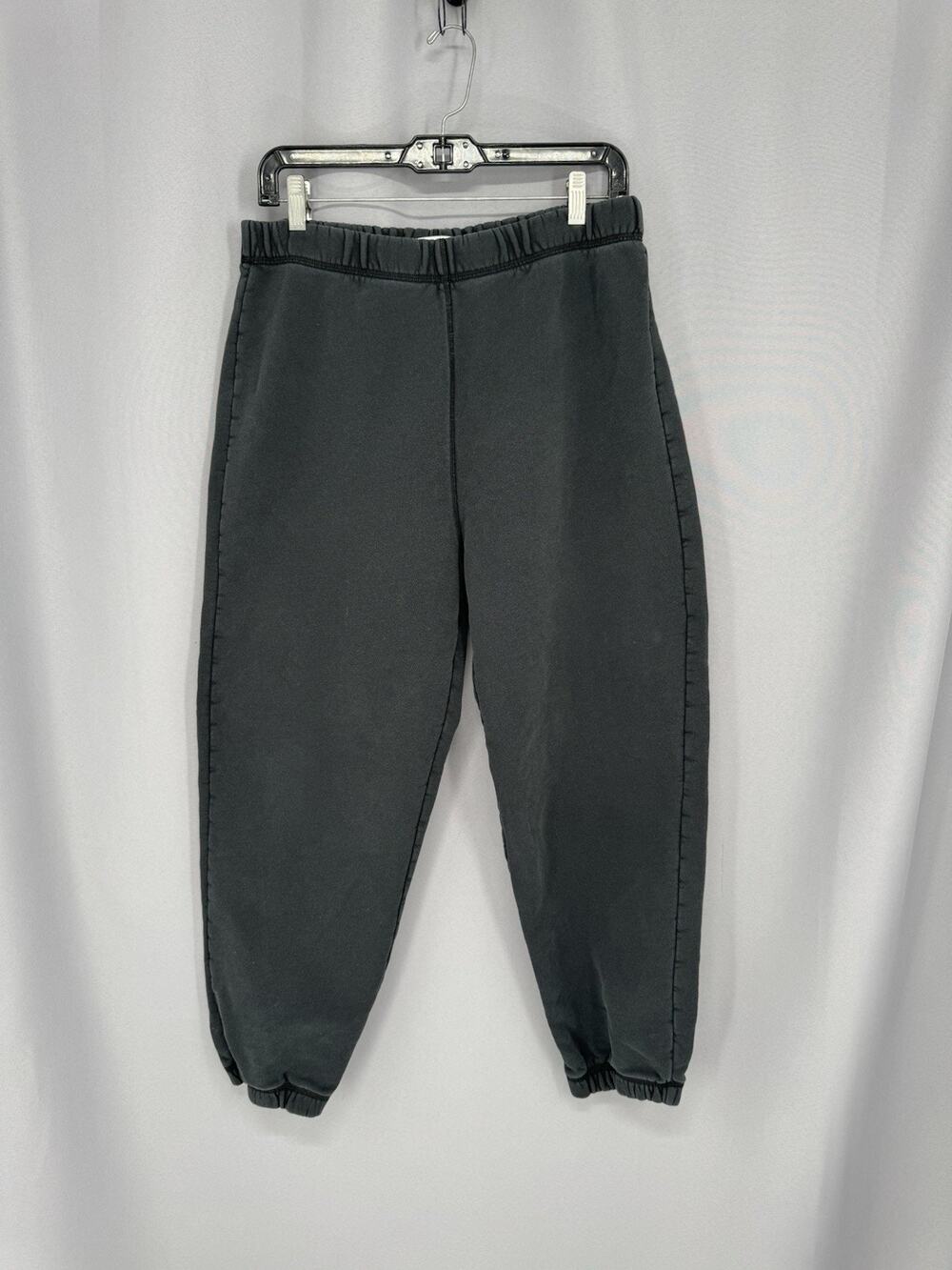 Reformation Skye Boyfriend Sweatpant Women Medium Black Jogger Organic Cotton